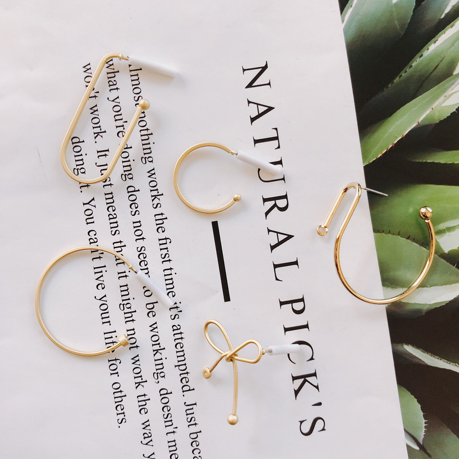 ピアス金具 デザインポストピアス デコ ポストピアス アクセサリーパーツ ハンドメイド マットゴールド