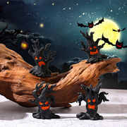 ハロウィン   悪魔樹   アクセサリー  ツリー   樹脂工芸
