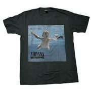 MUSIC TEE 音楽Ｔ-シャツ 　Nirvana　Nevermind　 BLACK　バンドT