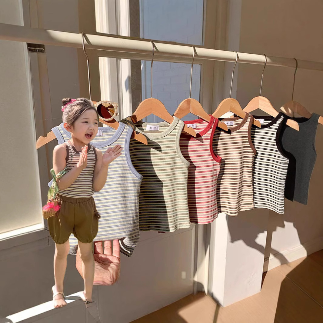 2025★夏新作★韓国風子供服★トップス★90cm～140cm 5色