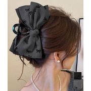 【日本倉庫即納】 リボンヘアクリップ ビッグリボンバレッタ