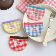 ペット用スカーフ、よだれかけ、綿チェック柄よだれかけ、猫と犬のアクセサリー