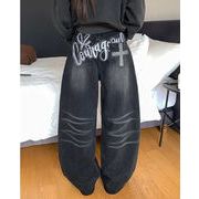 デニムパンツ　レディース　INS　韓国ファッション