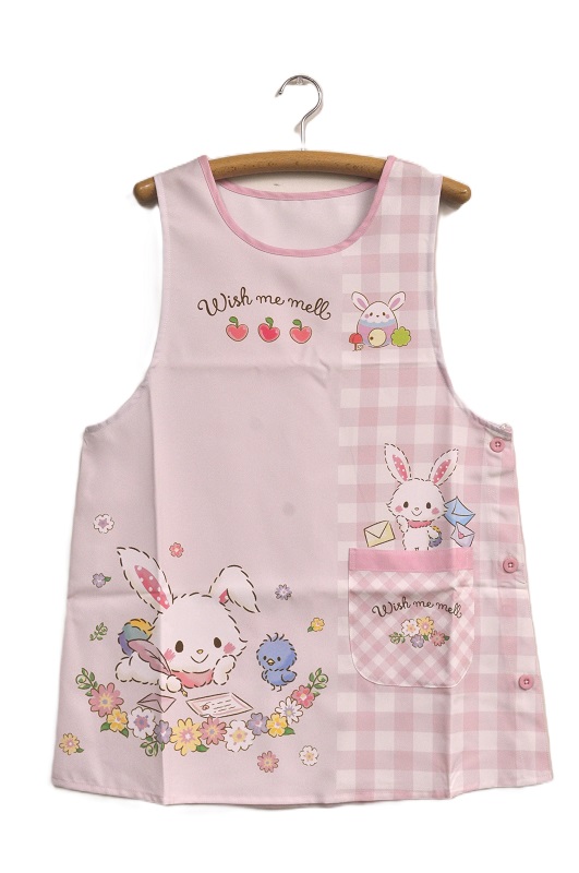 【即納】ウイッシュミーメルキッチン　レディースエプロン 保育士 介護士