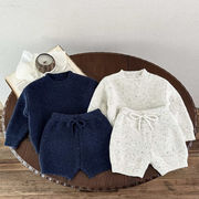 2025秋※YS☆ベビーニットプルオーバー花糸ニットセットアップ