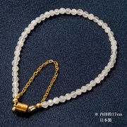 【ムーンストーン ブレスレット】 天然石 ヒーリングストーン ゴールド 日本製 国内発送