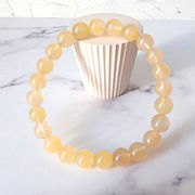 【日本製】自社工場　ブレスレット ザギマンテンクォーツ　キャラメル　＜パキスタン産＞ 保証書カード付