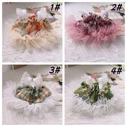 10-17cm 人形用 着せ替えスカート ドレス 換え衣装