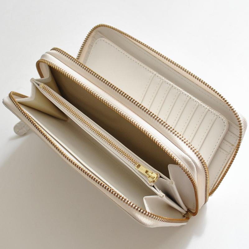 パイソン革ダブルラウンドファスナー長財布 3226（3色）/蛇革長財布/金