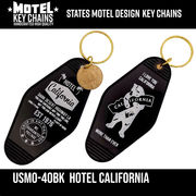 アメリカン な モーテルキー　キータグ　キーホルダー　CALIFORNIA　カリフォルニア　アメリカン雑貨