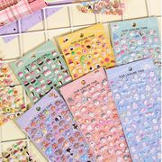 手作り DIY ぷくぷく ボンボンシール 3Dステッカー 立体ステッカー ぷっくりシール 中空 粘着シール