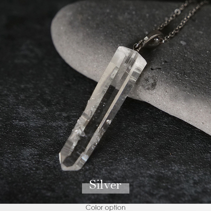 13. レムリアンシード ペンダントトップ 【結晶】 ゴールド/シルバー