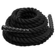 エクササイズバトルロープ ブラック 9m 柱固定ベルト付き 全身を鍛える 上半身 下半身 体幹