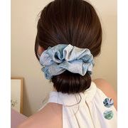 【日本倉庫即納】 シュシュ マーブル柄 ボリュームヘアゴム