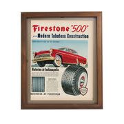 ヴィンテージフレームポスター TYRE　インテリア/アート/レトロ/装飾