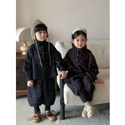 2025新作韓国子供服 ベビー服  キッズ  男女兼用長袖 シャツ +ズボン 2点セット  2色  80cm-140cm