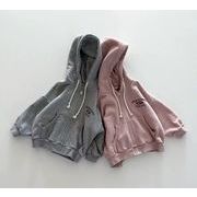 2025年新作　キッズ服　韓国風　トップス　スウェットコート　上着★73-120CM