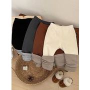 韓国風 ベビーレギンス フリース裏起毛 4色 66-100cm