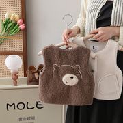 ベビーシャーリングベスト 秋冬 キッズ 保温 おしゃれ アウター  2色  73-120