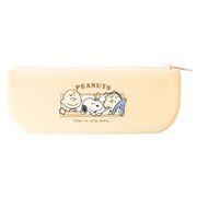 スヌーピー SOFUTTO シリコーン マルチケース フレンズ イエロー【小ロット販売】