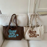 トートバッグ　デザイン　韓国ファッション　大容量