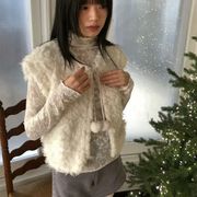 今季マストバイ   気質   おしゃれ   フリース  ベスト  袖なし  トップス