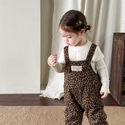 2025秋冬※zhel☆女の子 サロペット 裏起毛 ベビー 長ズボン