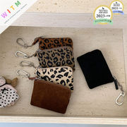 2025新作 ヒョウ柄 財布 小銭入れ コインケース キーリング付き レディース 上品