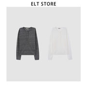 ウール×リネン 軽量 プルオーバー ニット