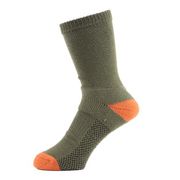 日本製 ASHITOMO WORKING SOCKS 長靴専用ソックス 先丸クルー27-29cm1足組L オリーブ SWNC134L