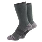 ASHITOMO WORKING SOCKS 疲れ対策ソックス 先丸クルー25-27cm2足組ダーク SWTC-D12