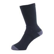 日本製 ASHITOMO WORKING SOCKS 長靴専用ソックス 先丸クルー27-29cm1足組L ダークブラウン SWNC118L