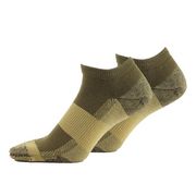 ASHITOMO WORKING SOCKS オフ＆アウトドア靴下 股付スニーカー25-27cm2足組カーキ SWFN-K22