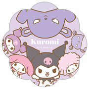 【取寄せ商品】サンリオ ピタペラステッカー（みんなといっしょ/クロミ）