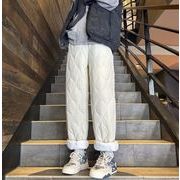 秋冬ボトムス ズボン パンツ   中綿 防寒 厚手