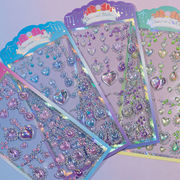 ぷくぷくシール ぷっくりシール 3Dステッカー 立体ステッカー 粘着シール