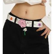 ファッションベルト 帯   ベルト パンク風  PU