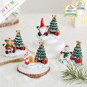 Christmas限定 クリスマスツリー サンタ 雪だるま トナカイ クリスマス飾り 卓上置物