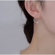 通勤用ピアス、気質イヤリング、 ポストsilver925 、ファッションアクセサリー、金属アレルギー対応