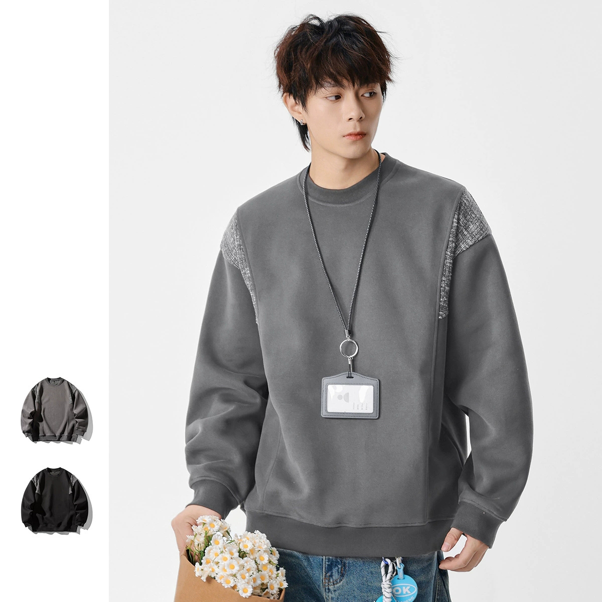 日本で買うよりも安く/紙袋あり/COOR メンズニット 長袖 XL 日本で買うよりも安く/紙袋あり/COOR メンズニット 長袖 XL 日本で買う
