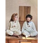 2025秋冬新作 子供服　キッズ 　暖かい　フリース　パジャマ　ルームウェアセット　4色　100cm-150cm  DC