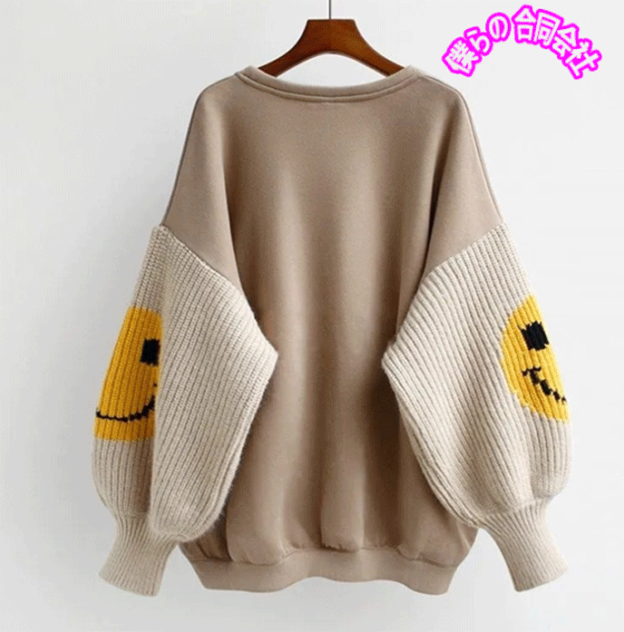 レディース服　トップス　パーカー　裏起毛　切り替え　カジュアル　ファッション　2025年冬新作 　S#-XXL#