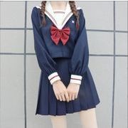 上下セット セーラー服 正統派 制服 通学 学生 中学 女子高生制服 学園祭 発表会 卒園式 卒業式