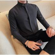 メンズシャツ ビジネスTシャツ メンズTシャツ 紳士服 Tシャツフォーマル ファッションTシャツ 長袖Tシャツ