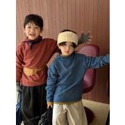 2025新作韓国子供服 ベビー服  キッズ男の子ニットトップス3色 100cm-160cm