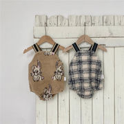 2025秋冬新作　ベビー服　ボア　サロペット　ロンパース　新生児　可愛い　おしゃれ　男女兼用　子供服