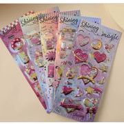 3Dステッカー 手作りDIY  子供おもちゃ 可愛いシール  立体ステッカー 粘着シールLF