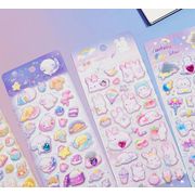 文房具 手帳素材 手芸DIY 手帳シール ステッカー シール 装飾シール  粘着シール