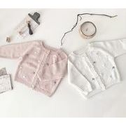 2025新登場　キッズ服　子供服トップス　ニットカーディガン　80-110CM　2色