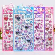 3Dステッカー 手作りDIY  子供おもちゃ 可愛いシール  立体ステッカー 粘着シールLF